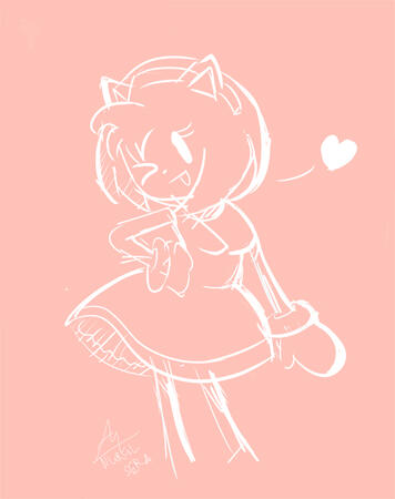 Amy Rose in Pink